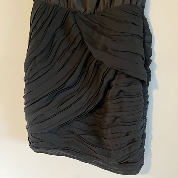 Greylin Sleeveless Racerback Ruched Mini Dress - Picture 6 of 10